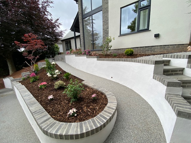 Resin bound driveway