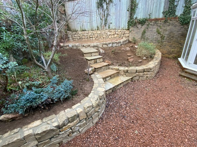 Stone walling